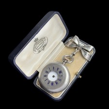 Antique Sterling Silver Enamel