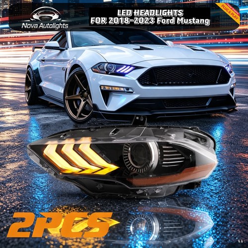Rgb led headlights for ford - led,