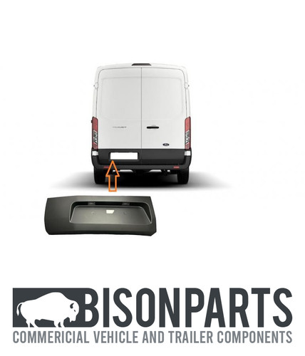 Grey rear door moulding panel - rear,