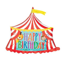 Circus Tent Happy Birthday