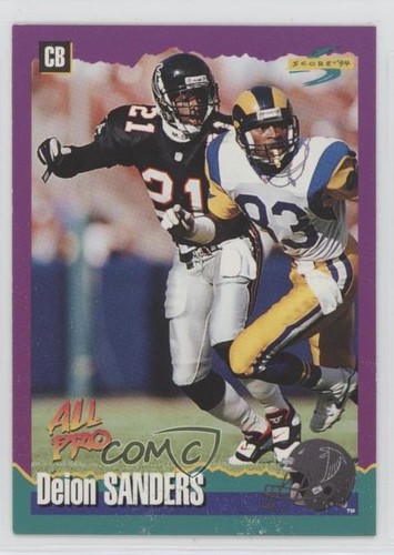 1994 score deion sanders 4 - deion, #4