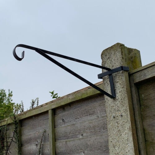 Hanging basket bracket - hanging, hooks
