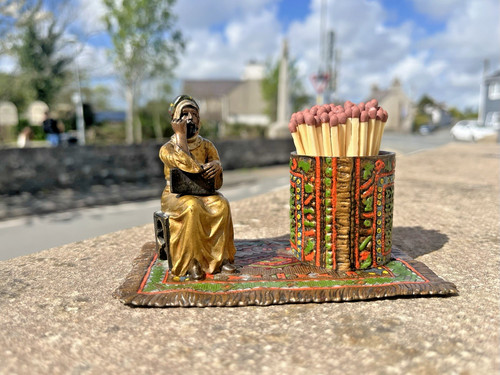 Antique cold painted bronze - cold,