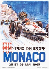 VINTAGE 1963 MONACO GRAND PRIX