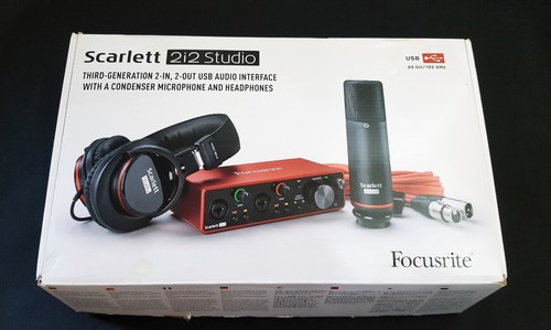 Focusrite scarlett 2i2 studio - scarlett,
