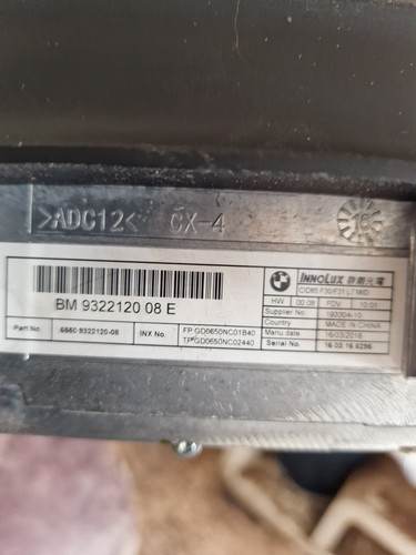 Bmw screen sat - screen,