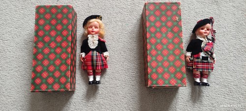 Vintage scottish costume dolls - vintage,