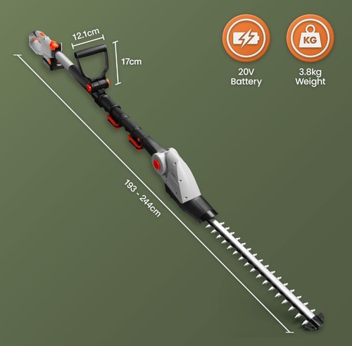 Vonhaus pole hedge trimmer - pole,
