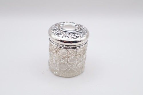 Antique sterling silver topped - silver,