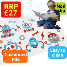 Kids Robot Play Mat Rug