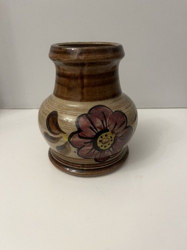 Brown vase flower studio - brown,