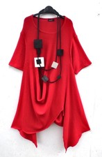 COVER UP Red Quirky Lagenlook