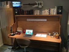 Amazing Double StudyBed: Desk and Bed combined! Oak in Great Condition. 