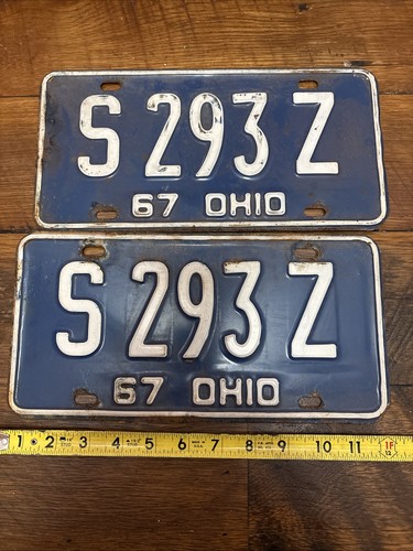 Rare 1967 ohio - ohio, license