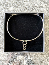 Serapis Neck Torc Silver-Plated Copper with Imploded Water – CIR Jewellery