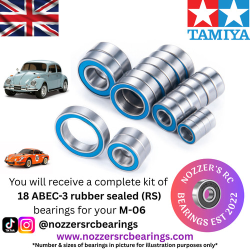 Tamiya complete bearing - m-06,