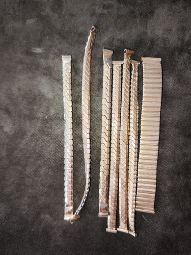 Old 9ct rolled gold - 7x,