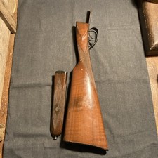 Vintage 12 Bore Shotgun Stock, Forend & Trigger Guard Poss Lampstand