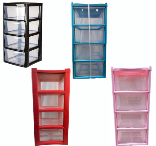 Plastic storage tower and 4 - storage, 3