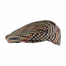 Mens Houndstooth Plaid Wool