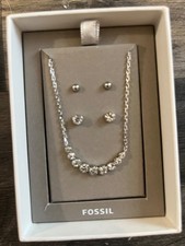 Fossil Necklace & Earring Gift