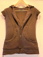 Psylo Brown Waistcoat Jacket