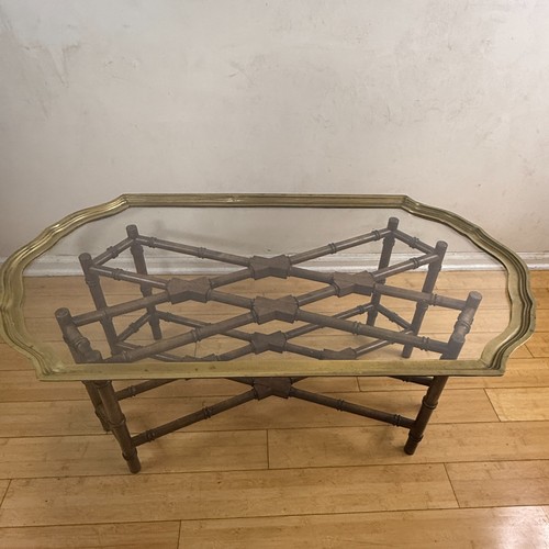 Vintage mcm baker style brass - vintage,