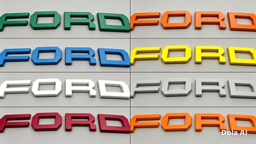 Ford letters custom grill - letters,