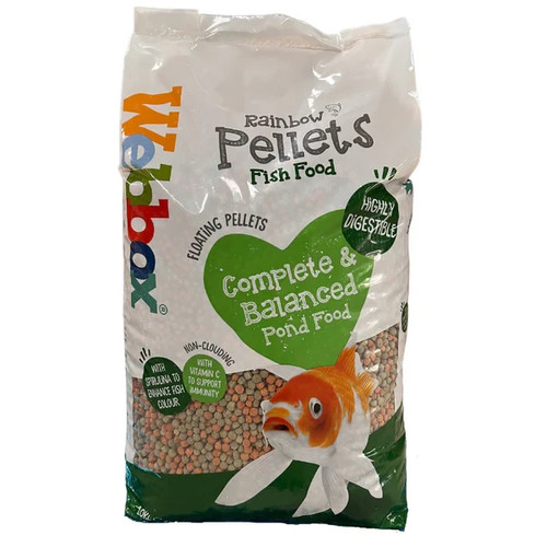 Webbox rainbow pellets fish - pellets,
