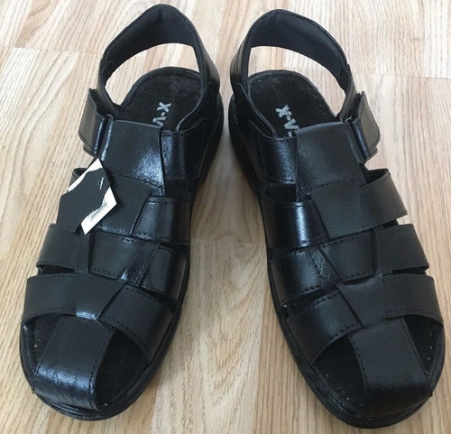 Men brown leather sandal - sandal, mule