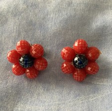 50’S Vintage Red/Dark Blue