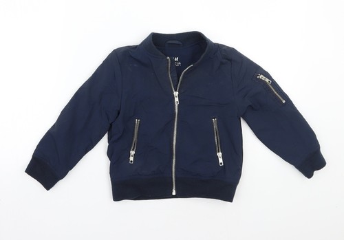 Girls blue jacket coat - girls,