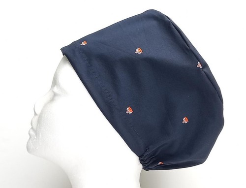 Mini tiger navy scrub cap - navy,
