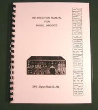 JRC NRD-525 Instruction Manual - Premium Card Stock Covers & 28lb Paper!