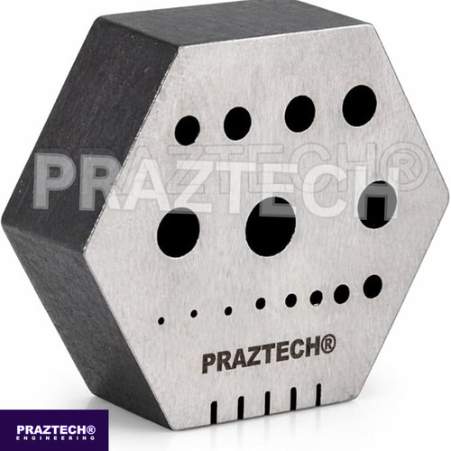 Hexagonal steel riveting anvil - riveting,
