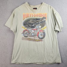 Vtg Harley Davidson Shirt Extra Large London KY Gator Motorcycle Single Stitch