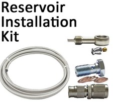 Brake Clutch Fluid Reservoir Fitting Kit - 7/16" Remote Mounting Kit