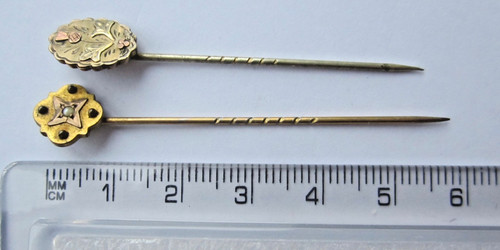 Antique stick pins - x,