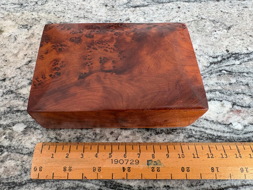 Small wooden hinged storage - hinged,