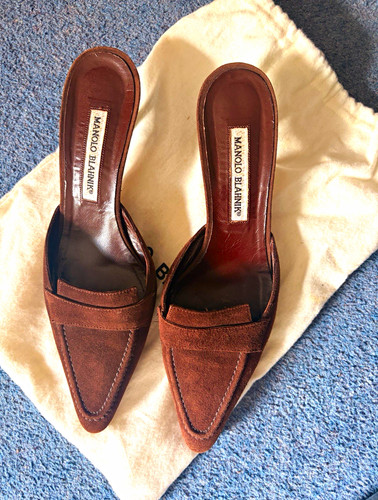 Manolo blahnik brown - manolo,