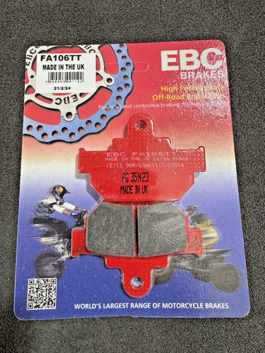 Ebc fa106tt front brake - front, pads