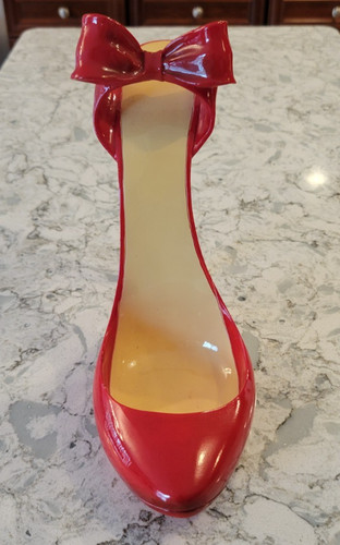 Red stiletto high heels - stiletto,