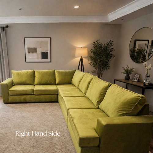 New large ruby corner sofa - large,