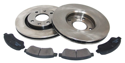 Front brake discs pads - brake, for