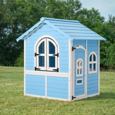 Wooden Playhouse with Door &