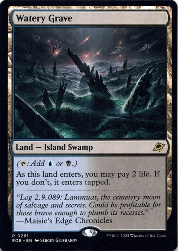 Watery grave edge - grave,