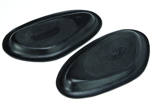 Pair black rubber - pair, knee
