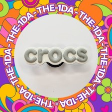Super Cute Grey Crocs Badge -