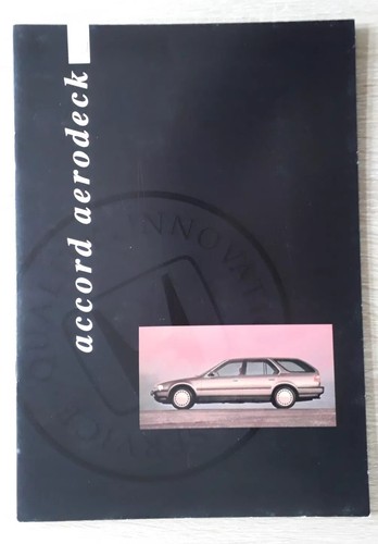 Honda accord aerodeck - accord, brochure