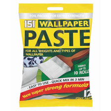 Wallpaper Paste 10 Roll All Purpose Super Strong Stick Adhesive Glue 12 Pint Pk